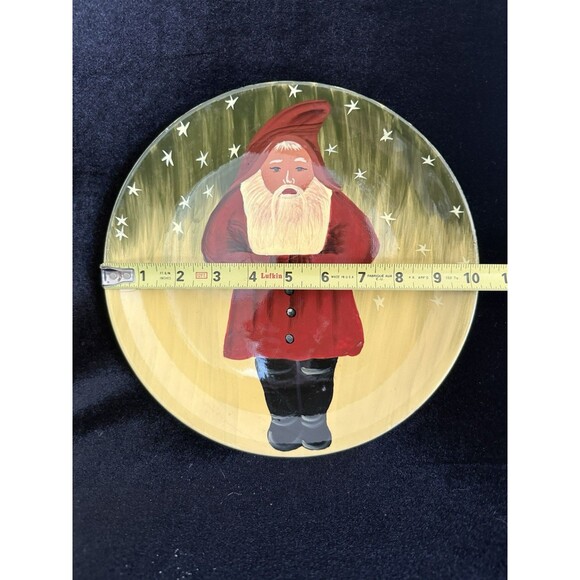 Vintage Victorian Santa Decor Plate The Gear Collection Toyo Trading Company - Picture 2 of 4